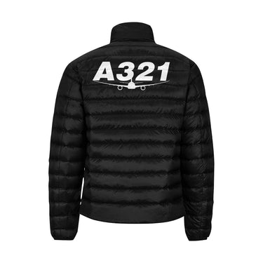 AIRBUS 321 MEN'S STAND COLLAR PADDED JACKET - PILOTSX